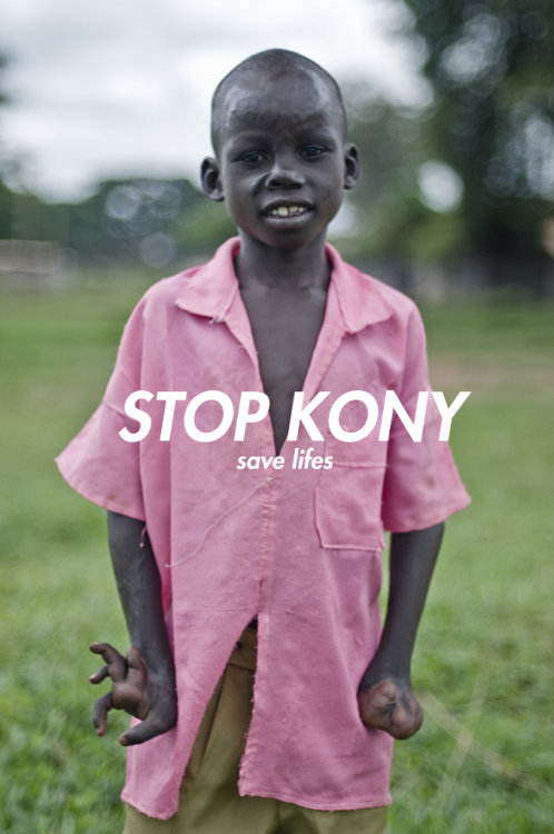 This is a victim and survivor of Josephs Kony’s LRA Guerrilla Army. 