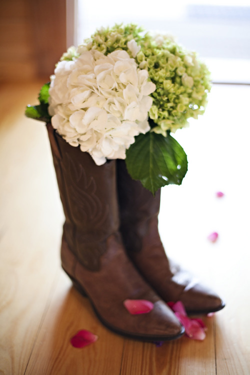 Maybe not during the Ceremony but afterwards Yes Cowboy Boots Wedding 