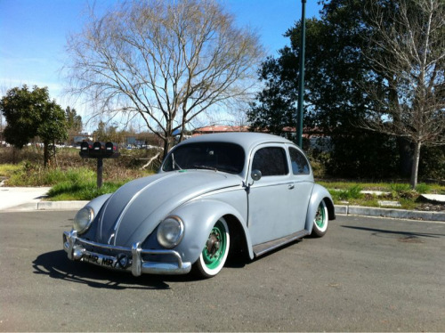 vw beetle 2012 slammed