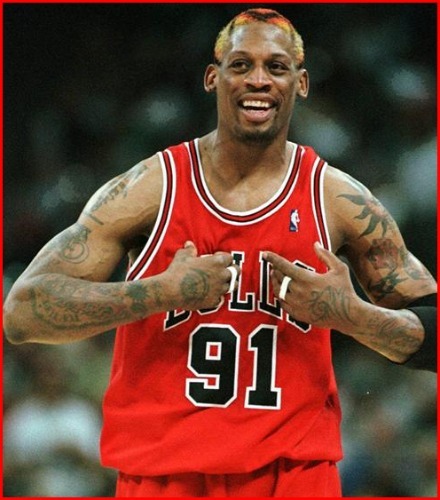  was the first basketball player that I know of to be heavily tattooed