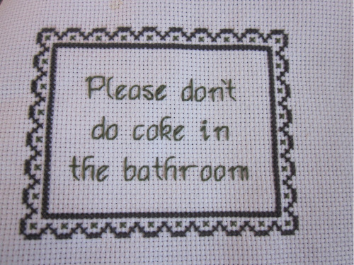 ‘Please’ is the magic word.
cross stitch by Erin C. :: via flickr.com