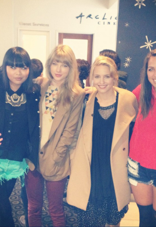 Taylor Swift and Dianna Agron went to go see 