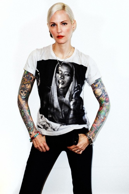 Theo Kogan in a badass Grace Jones Tshirt Photo by Greg Manis used by