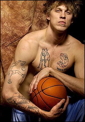 A look at the past Rare early pic in the tattoo career of Chris 