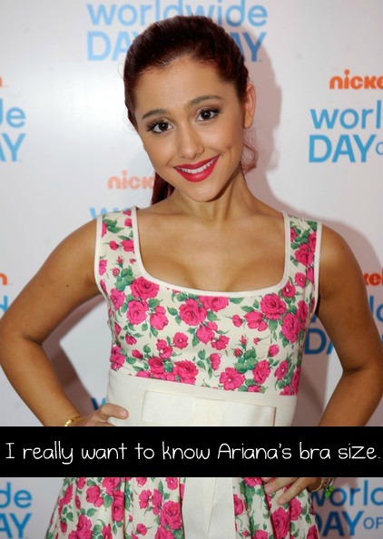  Ariana Grande Dirty Confessions bra size victorious cat valentine