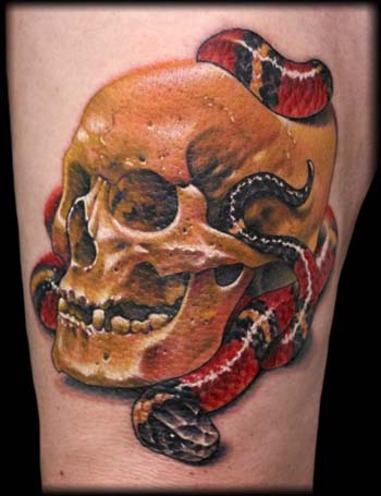 Tagged tattoos snakes skulls skull and snake tattoo