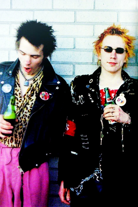 vintagegal: Sid Vicious e Johnny Rotten
