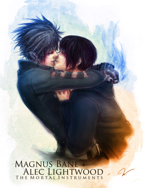 Magnus and Alec.
kaotiske:

Lgfhsdkfla. 
D’aw. :3
