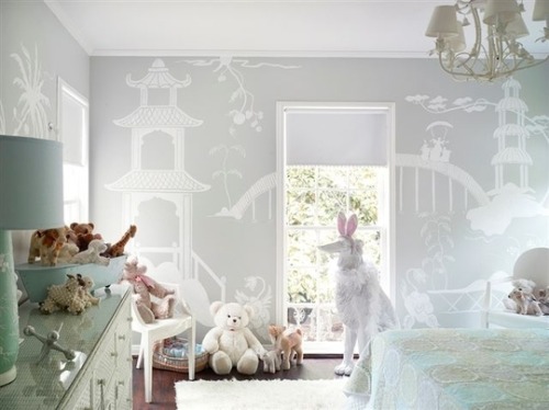 Shades of Grey: Grey isn’t usually a color we associate with nurseries, but these beautifully decorated rooms have totally changed our perception of this typically gloomy color. Just a few design touches and grey is suddenly chic! (via ohdeedoh)   - Tutu Couture, Fashion