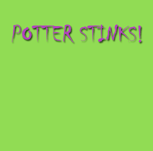  &#8220;SUPPORT CEDRIC DIGGORY, THE REAL HOGWARTS CHAMPION! POTTER STINKS!&#8221; 