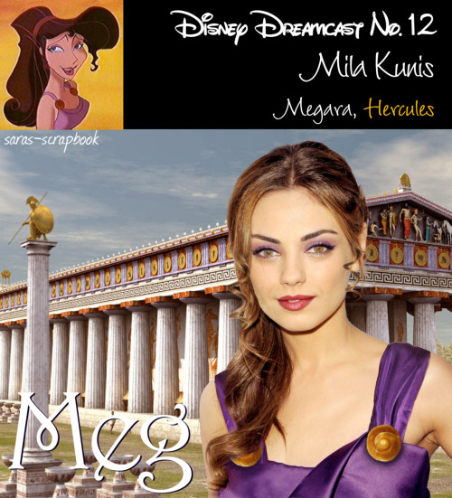 Disney Dreamcast No. 12 - Mila Kunis as Meg (made by me) 