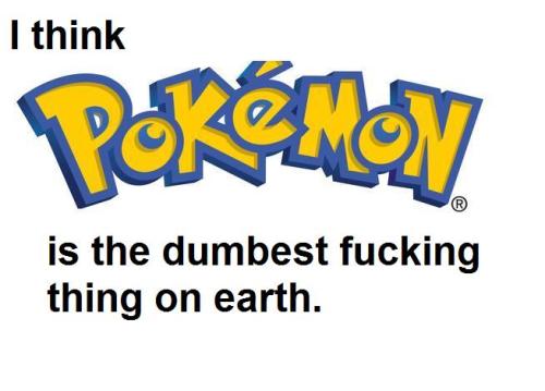 Tumblr says: death to Pokémon haters