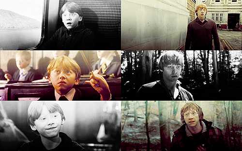  → then and now / ron weasley 