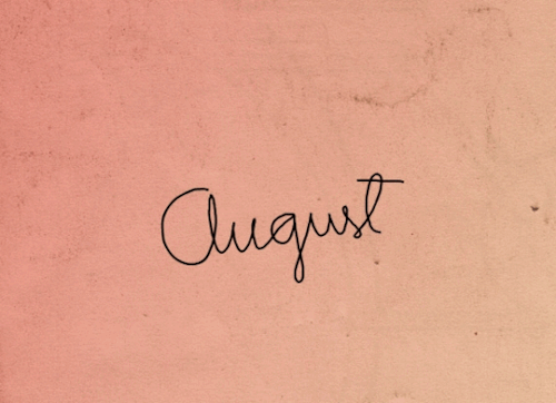 The Cheerful Adventures: goodbye July, hello August...