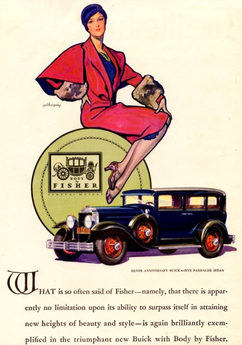 Inspiration Collection - ‘Body by Fisher’ Car Ads, 1929-1961