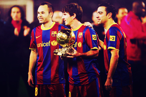  Messi, Xavi and Iniesta | Fútbol Club Barcelona 