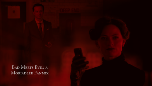 Just a little fanmix dedicated to Irene Adler and Jim Moriarty. What You Want - Evanescence [x] Hello, hello, remember me? I&#8217;m everything you can&#8217;t control. Somewhere beyond the pain, There must be a way to believe, We can break through. Glory - Hollywood Undead [x] For whom the bell tolls, it tools for thee. For whom they saw when they put you to sleep. A deal with the devil is a deal with me, That deal is forever; as long as you breathe. So Cold - Down With Webster [x] It feels like winter when I&#8217;m with you, And there ain&#8217;t no other seasons. Rain of the ice queen, snowfall, freezin&#8217;. Still the way you work, it&#8217;s got me working on the weekend. I Can Do Anything - 3OH!3 [x] I ain&#8217;t gonna take no shit from no one, I ain&#8217;t gonna take no lip from no one. You ain&#8217;t gonna try to get me to hold on. It&#8217;s golden now, why would I slow down? Seduction - Eminem [x] Seduction, seduce. Ain&#8217;t nobody who&#8217;s as good as what I do. &#8216;Cause one minute she loves you, The next she don&#8217;t. Time of Dying - Three Days Grace [x] I will not die, I&#8217;ll wait here for you, I feel alive, when you&#8217;re beside me. I will not die, I&#8217;ll wait here for you, In my time of dying. Fight Like This - Decyfer Down [x] Feel the pain, I&#8217;m raining down on you. You won&#8217;t deny my will, &#8216;Cause what I start, I will follow through. Craving all that I can see, making something out of me. Monster - Paramore [x] I&#8217;m only human, I&#8217;ve got a skeleton in me. But I&#8217;m not the villain, despite what you&#8217;re always preaching. Call me a traitor, I&#8217;m just collecting your victims. And they&#8217;re getting stronger, I hear them calling. Princess of China - Coldplay [x] I could have been a princess, you&#8217;d be a king. Could have had a castle and worn a ring. But no, you let me go. 