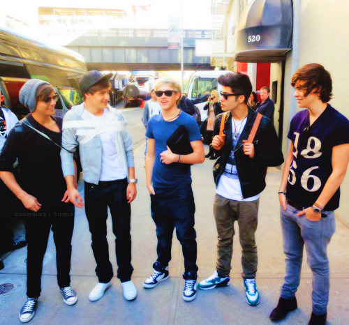 1dbromance: The boys today in NYC 
